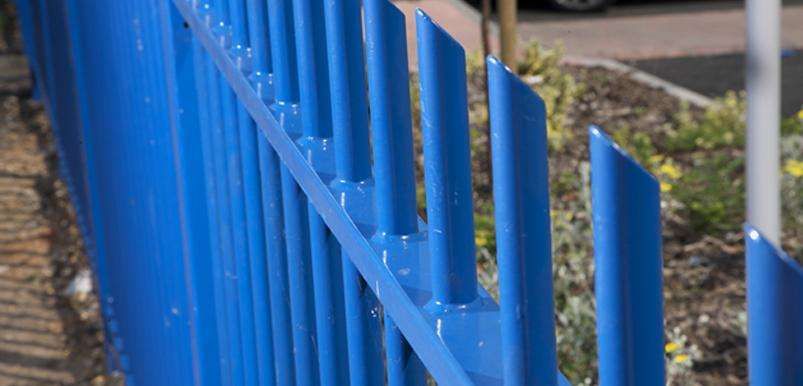 Blue Railings